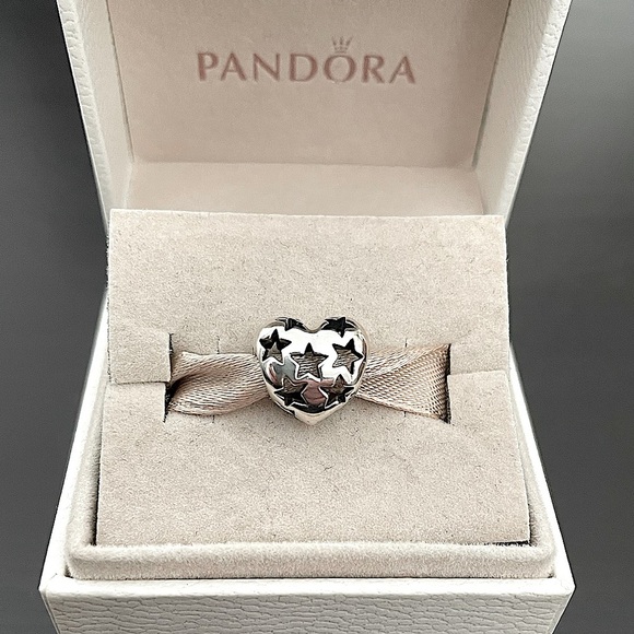 Pandora Starry Heart Charm - Picture 1 of 3